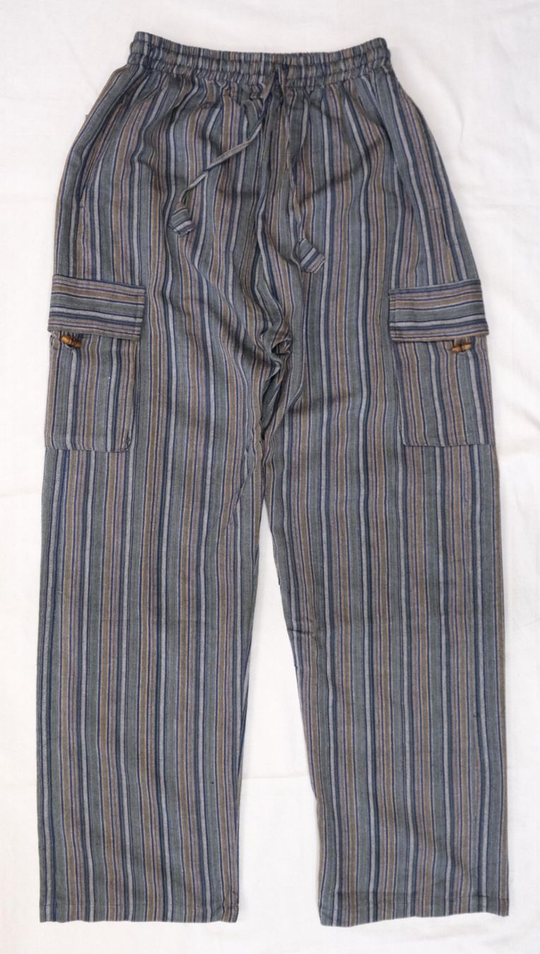 Pantaloni: Leichte und bequeme Hose aus Baumwolle Schlupfhose mit Elast – Nuovo (secondo la descrizione) da Zürich venduto da Masala-Oase 2