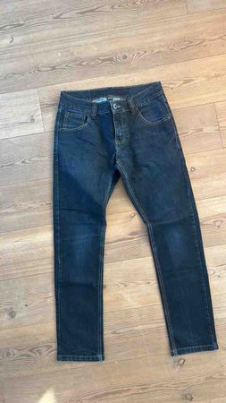 Jeans Hose blau Schnitt gerade akzeptabler Zustand