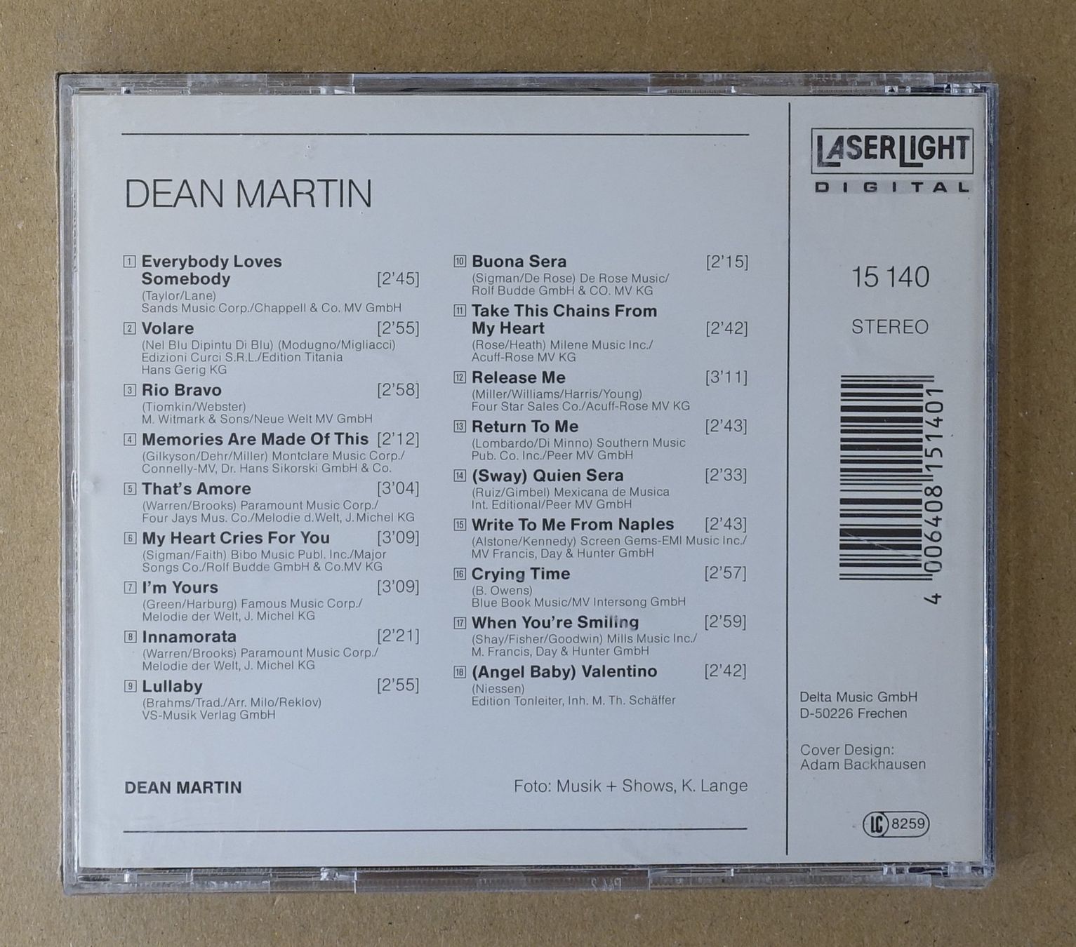 CDs: Dean Martin - D13 – Gebraucht aus Sessa von discoverymedia 1