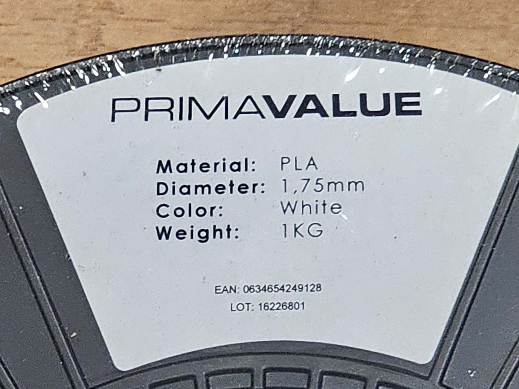 Filament: Filament 1.75 PLA Primavalue Blanc 1kg – Neu und originalverpackt aus Yvonand von Li_poch 1
