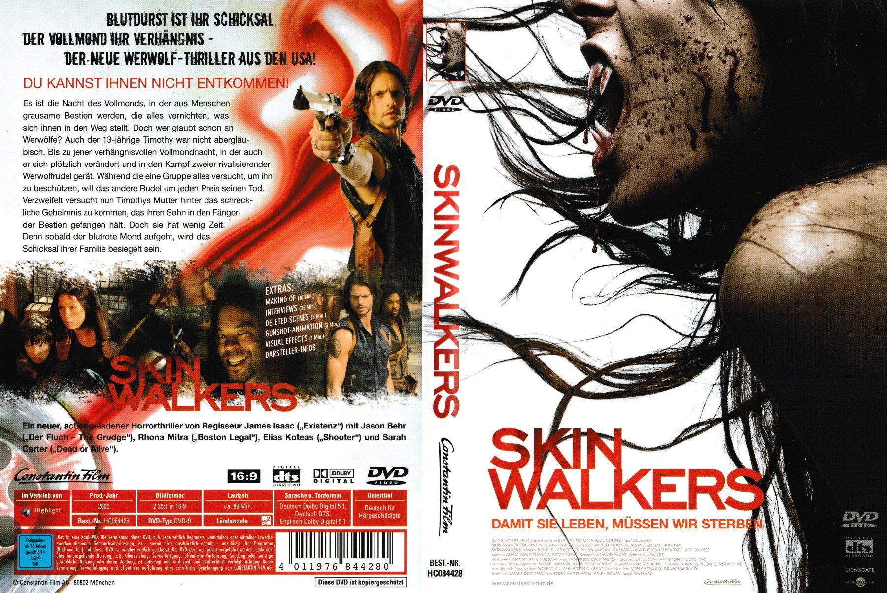 Tutti i DVDs: DVD - Skinwalkers – Usato da Langnau am Albis venduto da MediaRescuerKeLoX