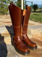 Bottes à plateau Dr. Martens femme taille 38 couleur cognac