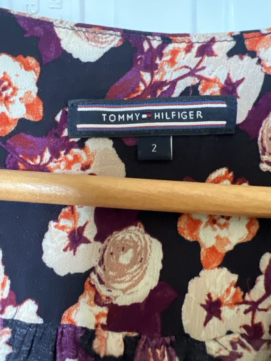 Camicette: Tommy Hilfiger Bluse, Grösse 2, Blumenmuster, Herbst – Usato da Zürich venduto da Vasu05 2