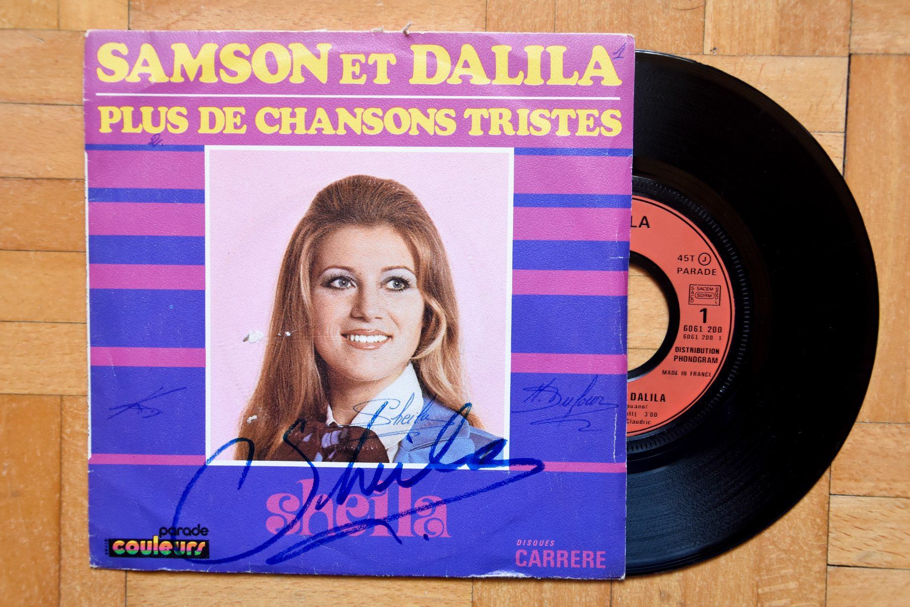 Autographes: Sheila - Lot Disques dédicacés – D'occasion à Belmont-sur-Yverdon par ag97 4