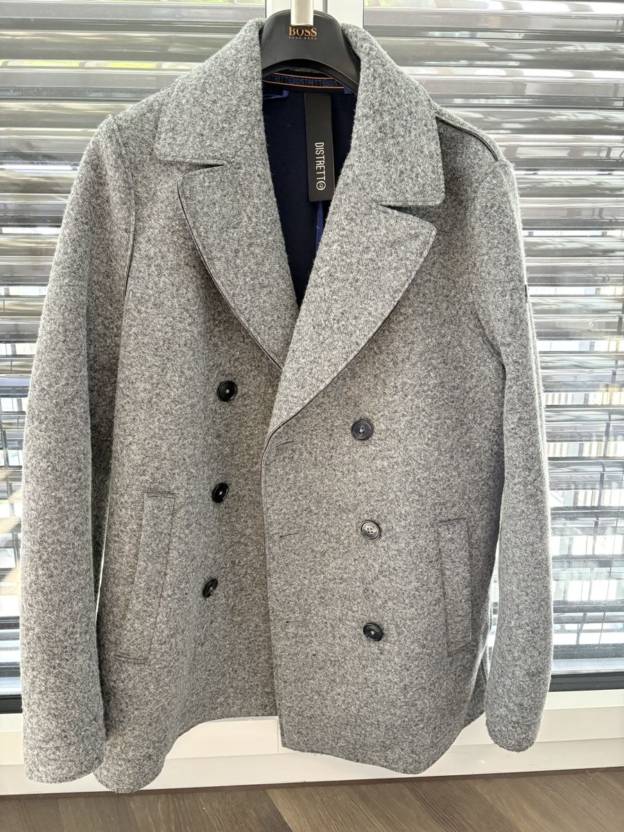 Cappotti: Distretto 12 Men's Pea Coat, size 50 – Nuovo (secondo la descrizione) da Zürich venduto da mm473847824738