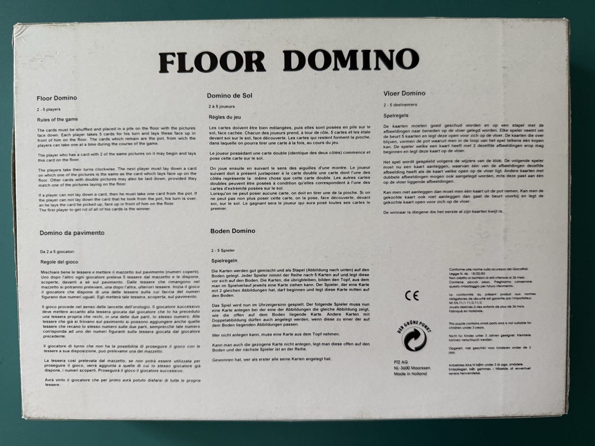 Disney Giochi: Boden Domino Donald Duck Disney – Usato da Zufikon venduto da rosenholz21 3