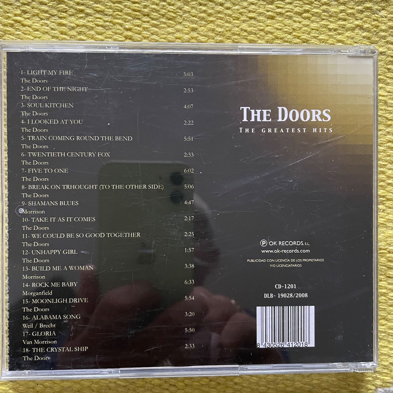 CDs: THE DOORS-GREATEST HITS – Gebraucht aus Rorschacherberg von  1