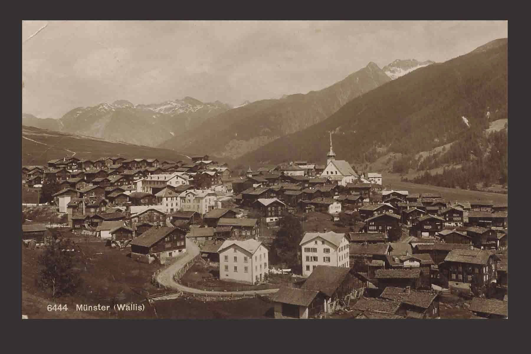 Ansichtskarten: AK Münster Wallis – Gebraucht aus Goldau von artelier1