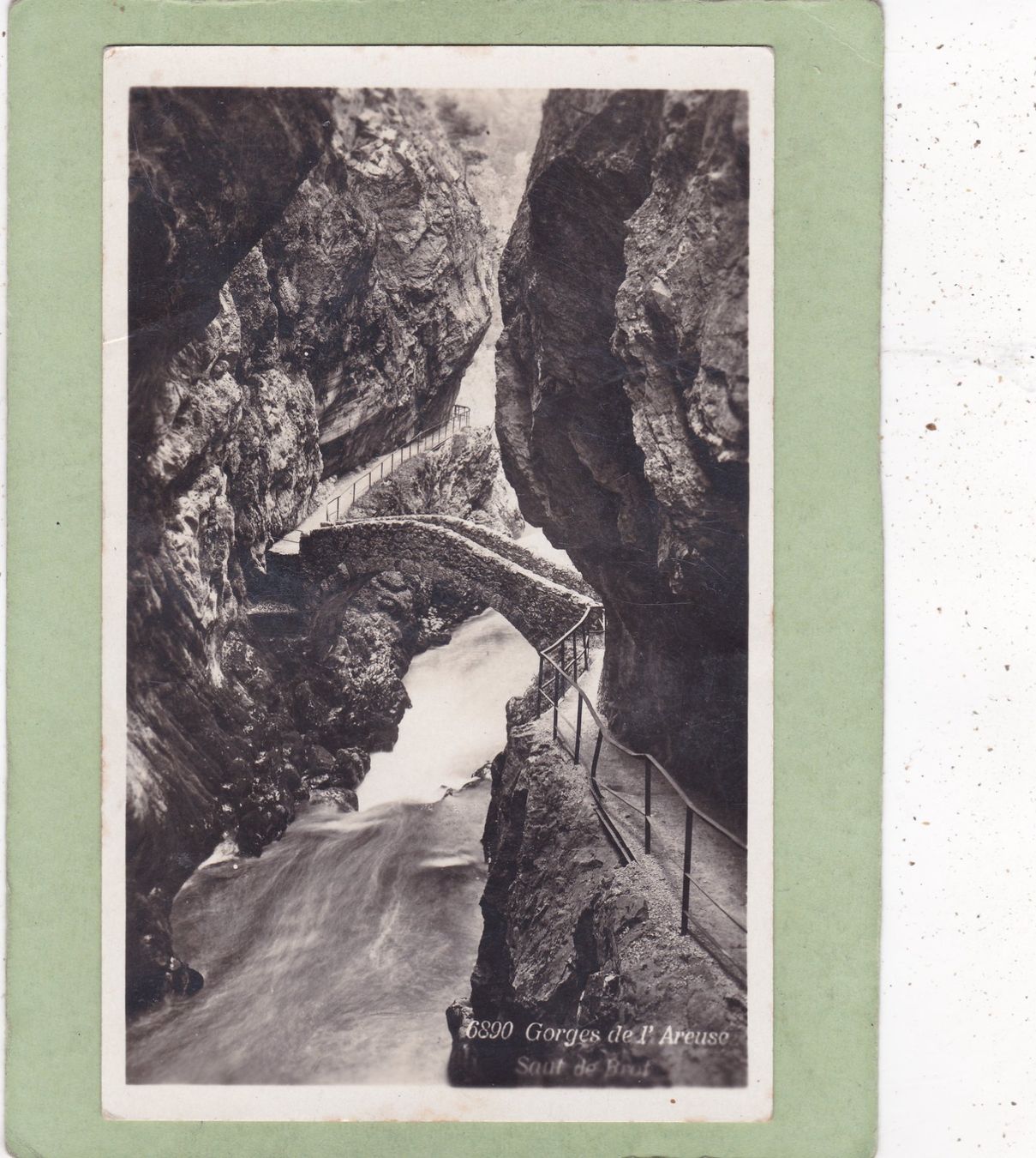 Ansichtskarten: Gorges de l' Areuse – Gebraucht aus Herisau von Lisegrat2008