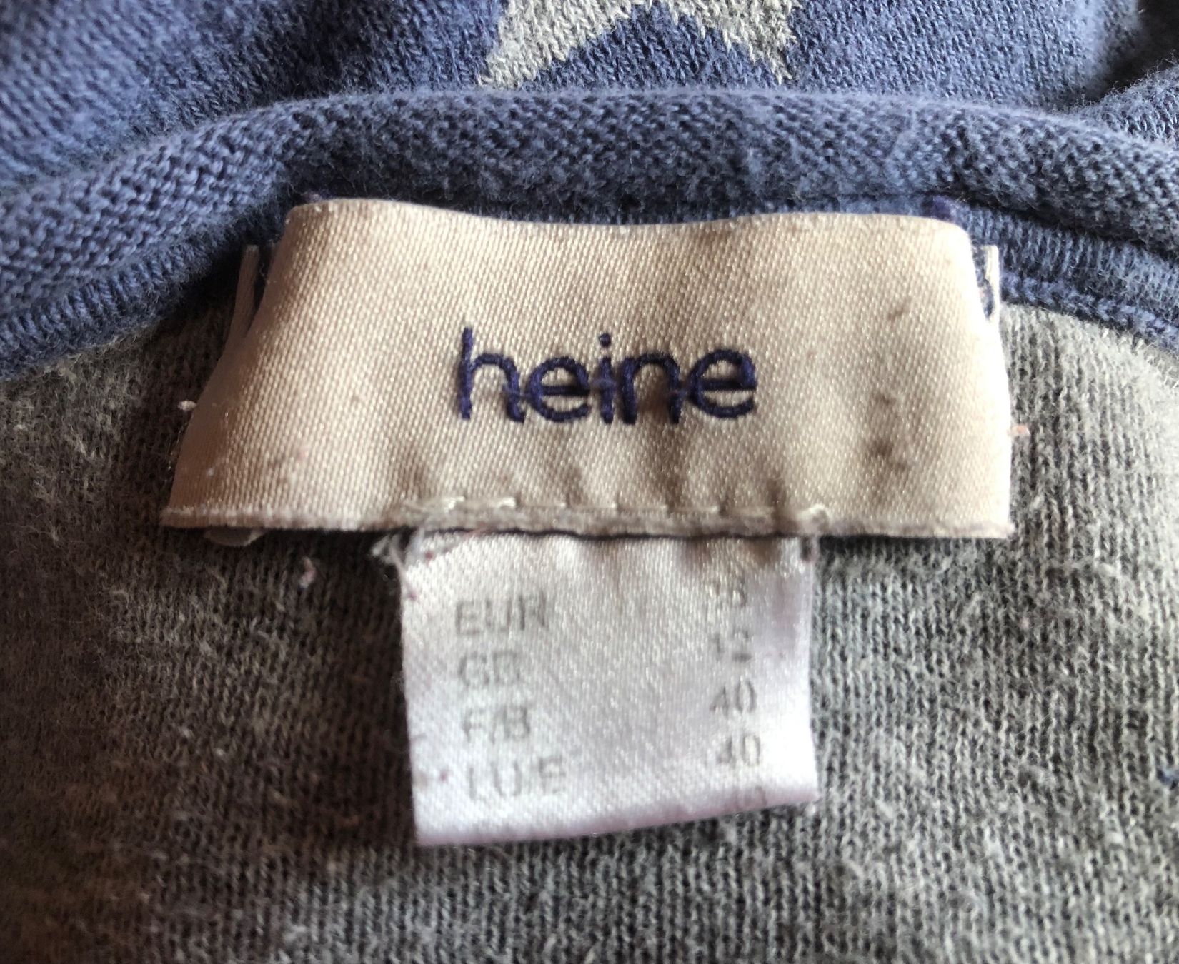 Heine Maglioni & Felpe: PULLOVER ⭐️ 38/40, blau, HEINE – Usato da Mühlebach (Goms) venduto da chr_q6d8 1