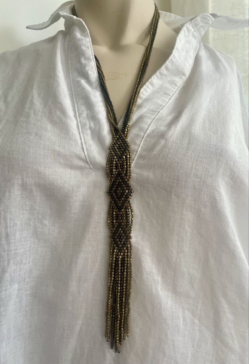 Colliers: Wunderschöne handgefertigte Kette im Boho-Stil – Neuf (Voir description) à Zürich par Caracol1998 2