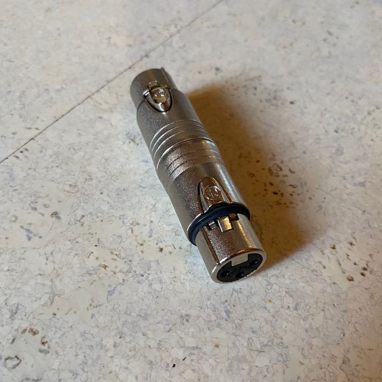Neutrik Adapter NA3FF XLR3f > XLR3f (GenderChanger) Kaufen