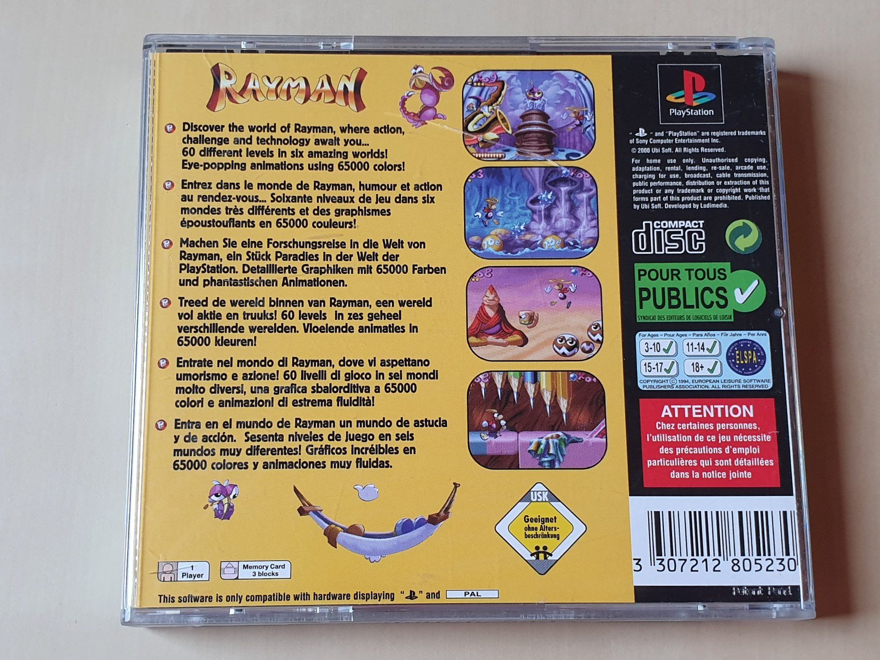 Sony Spiele: Rayman – Gebraucht aus Stansstad von collectorsshop 1