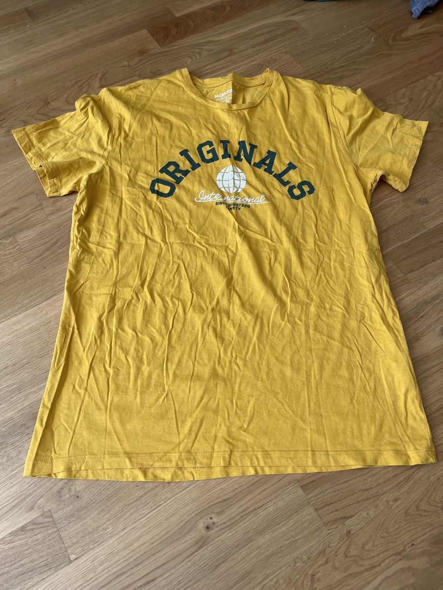 Jack & Jones T-Shirts: T-Shirt jaune JACK&JONES – Gebraucht aus Le Locle von Mayd_h