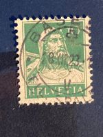 Schweiz 1923 Tell 10 grün Vollstempel BASEL 28.XII.23