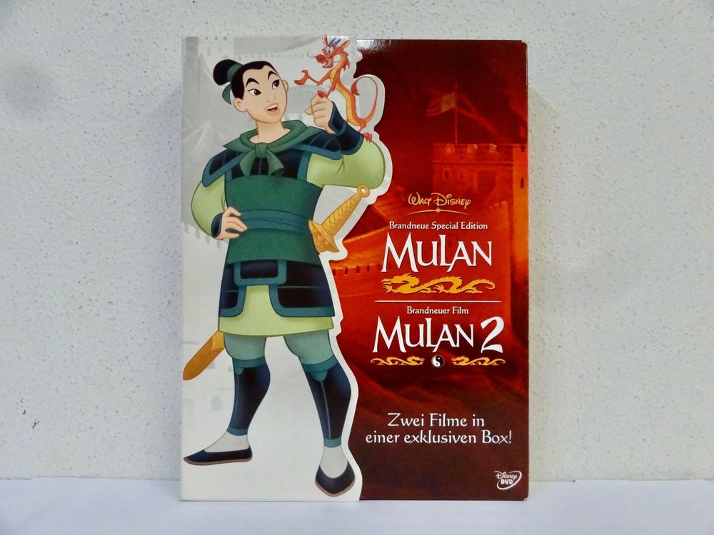 3 DVD MULAN + MULAN 2 TRICKFILM WALT DISNEY SPECIAL EDITION | Kaufen ...
