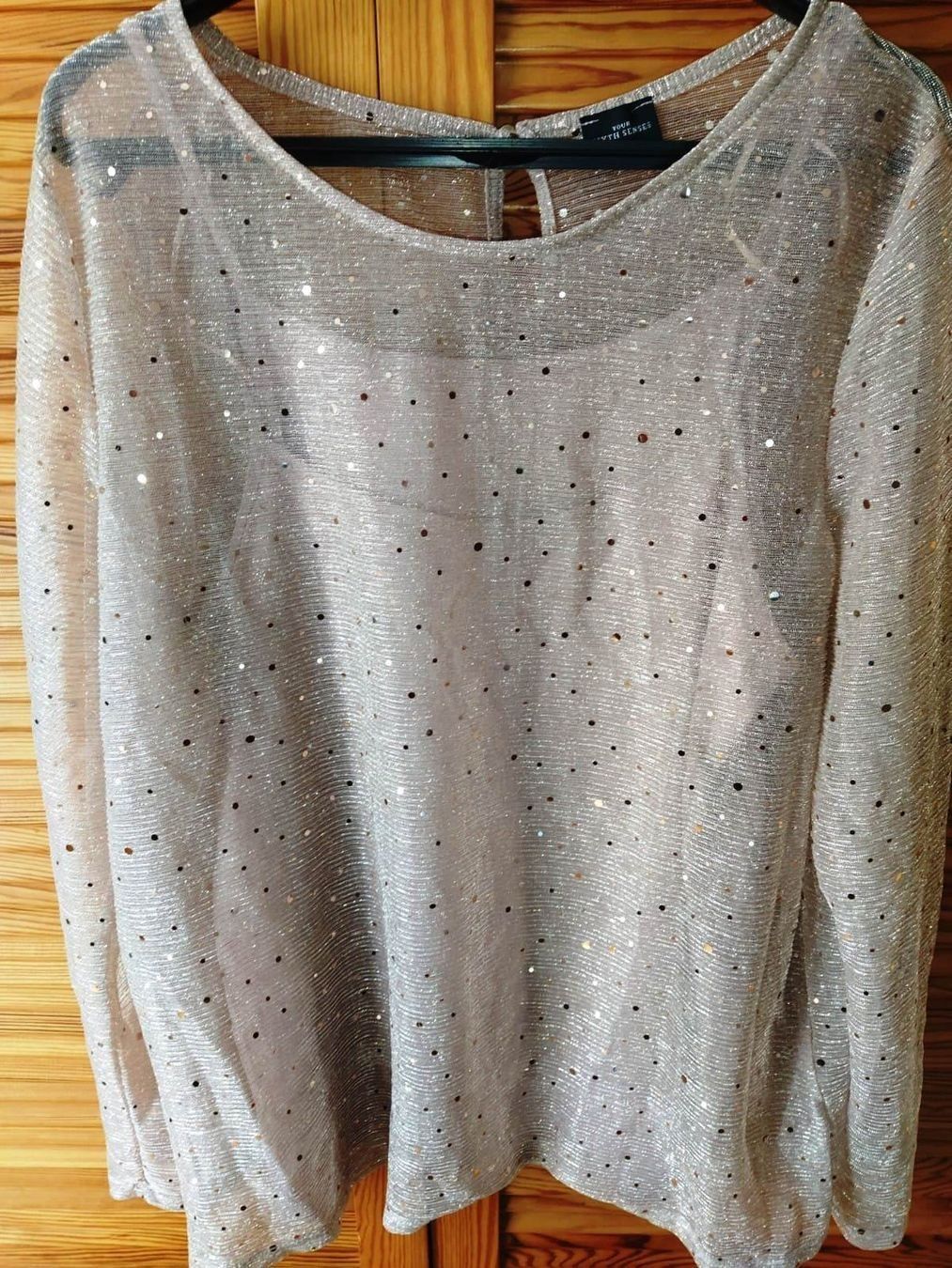 C&A Camicette: Bluse mit geknöpftem Nacken, Lachsfarbe - Grösse 42 - – Nuovo (secondo la descrizione) da Zürich venduto da 1980ale