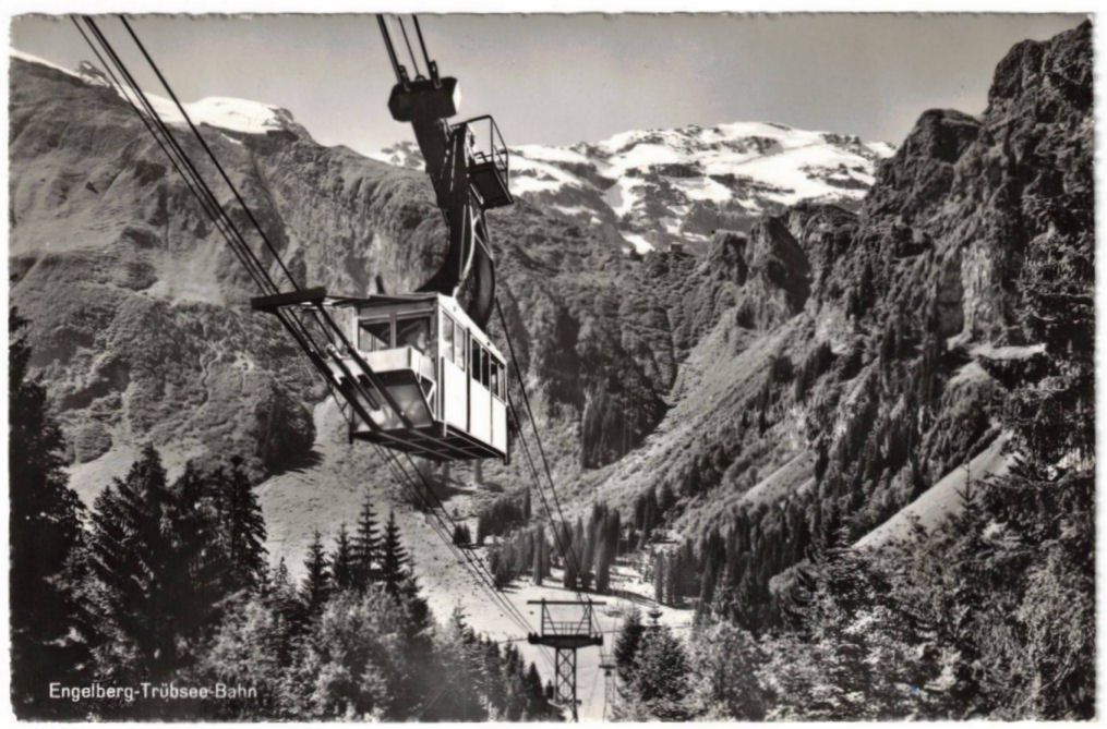 Ansichtskarten: Engelberg - Luftseilbahn Gerschnialp--Trübsee – Gebraucht aus Binningen von Mountainrider