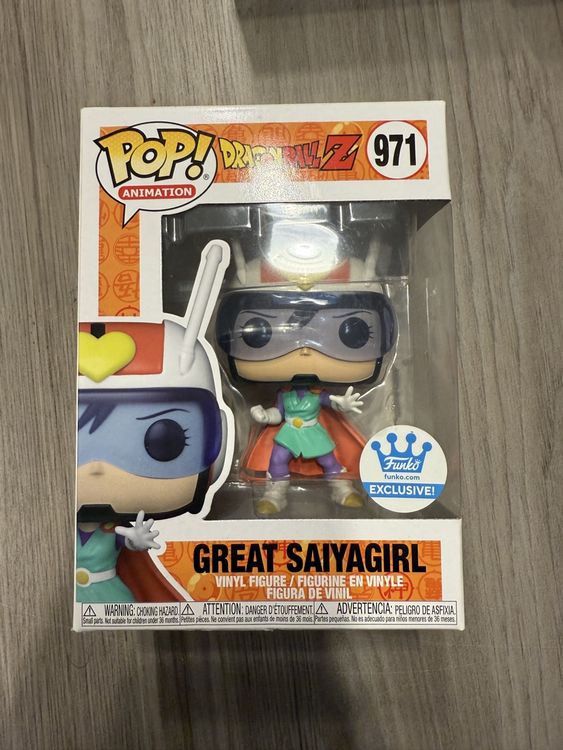 Funko Pop! Vinilo – Great Saiyagirl De Dragon Ball Z, Figura De 9 Cm, Exclusiva Y Coleccionable, Regalo Ideal Para Fans