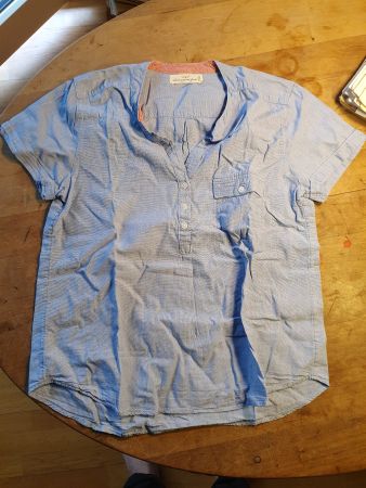 Kinderhemd L.O.G.G. blau karriert