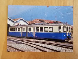 Postkarte SSIF Triebwagen Be 6/6 33 Centovalli