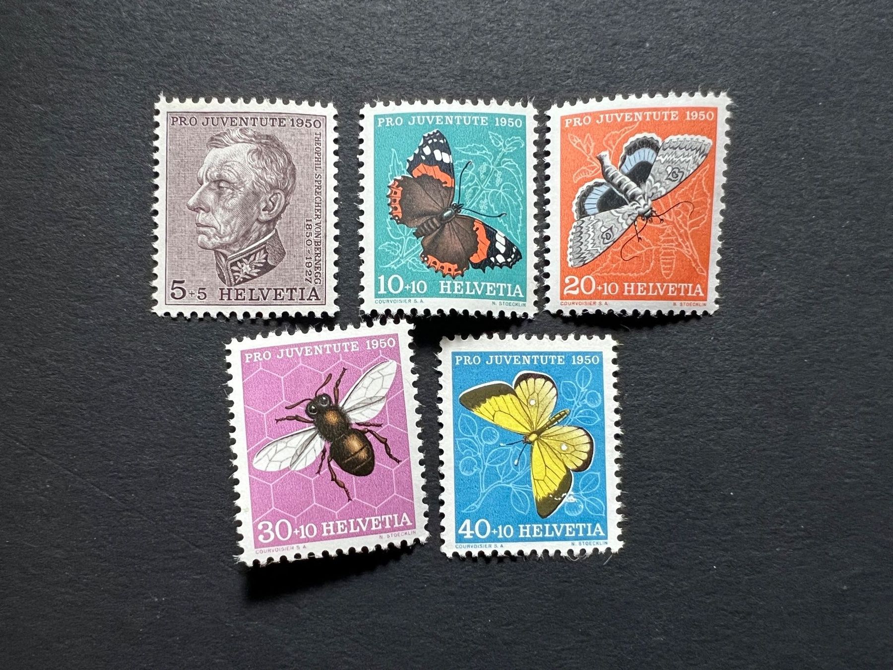 Alle Briefmarken: Pro Juventute 1950 Satz ** (3785) – Neu (gemäss Beschreibung) aus Hinwil von Sidi4