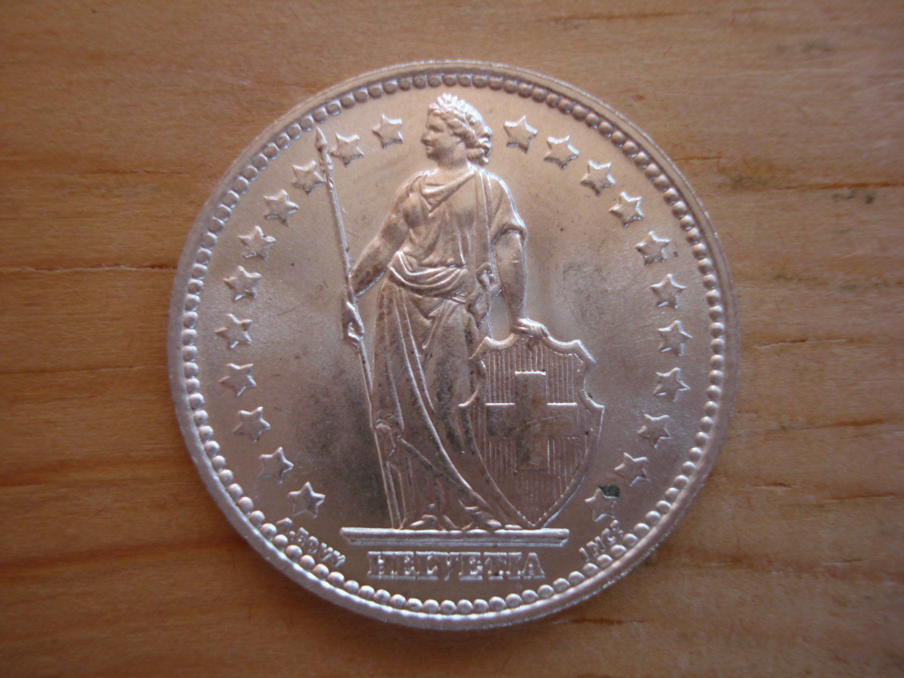 Alle Münzen: (C1) 1 Franken 1945 STGL – Gebraucht aus Erlach von Net-Coins 1