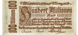 Münster 100 Mil.Mark SN grün 11.08.1923 VZ-VZ+