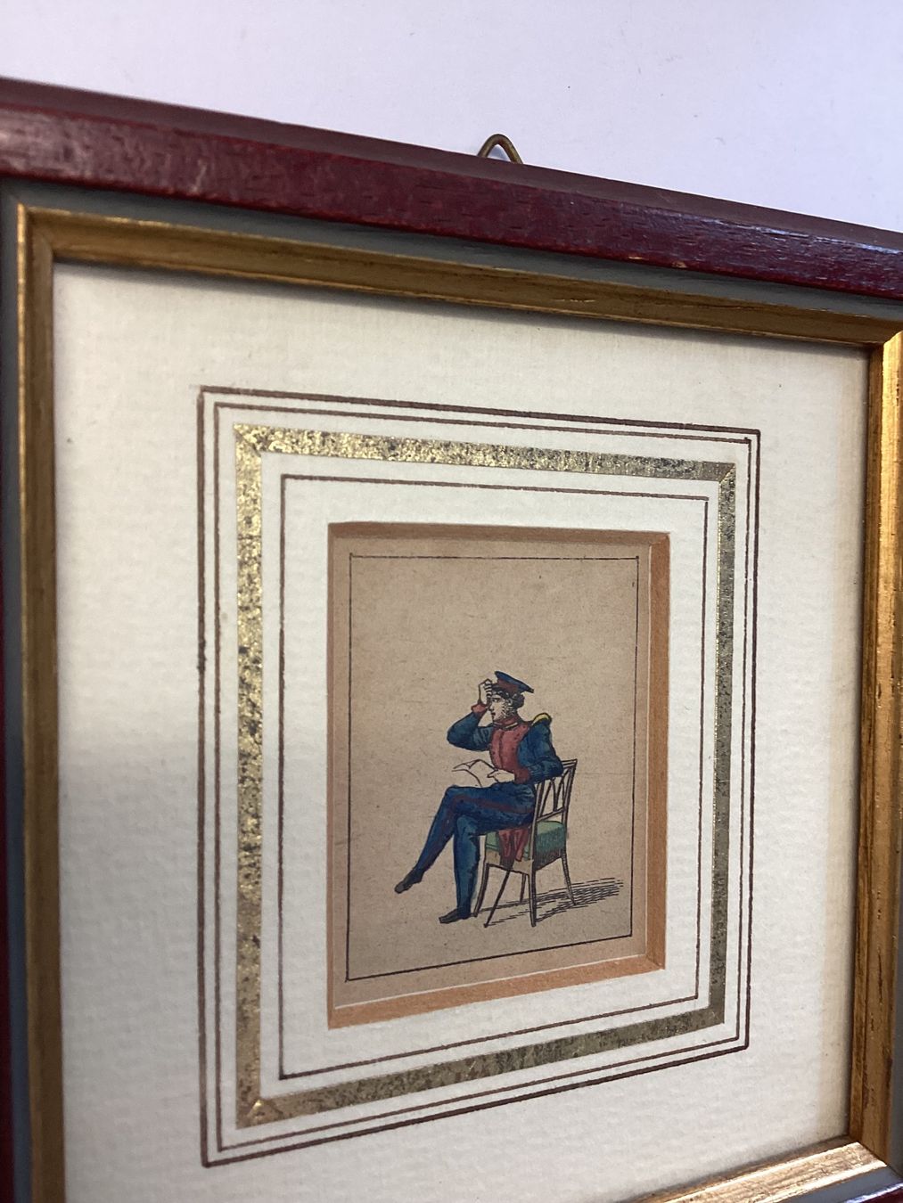 Grafica & Litografie: Altes Miniaturen Bild , altkolorierte Lithographie – Usato da Eglisau venduto da mar_5rn2 6