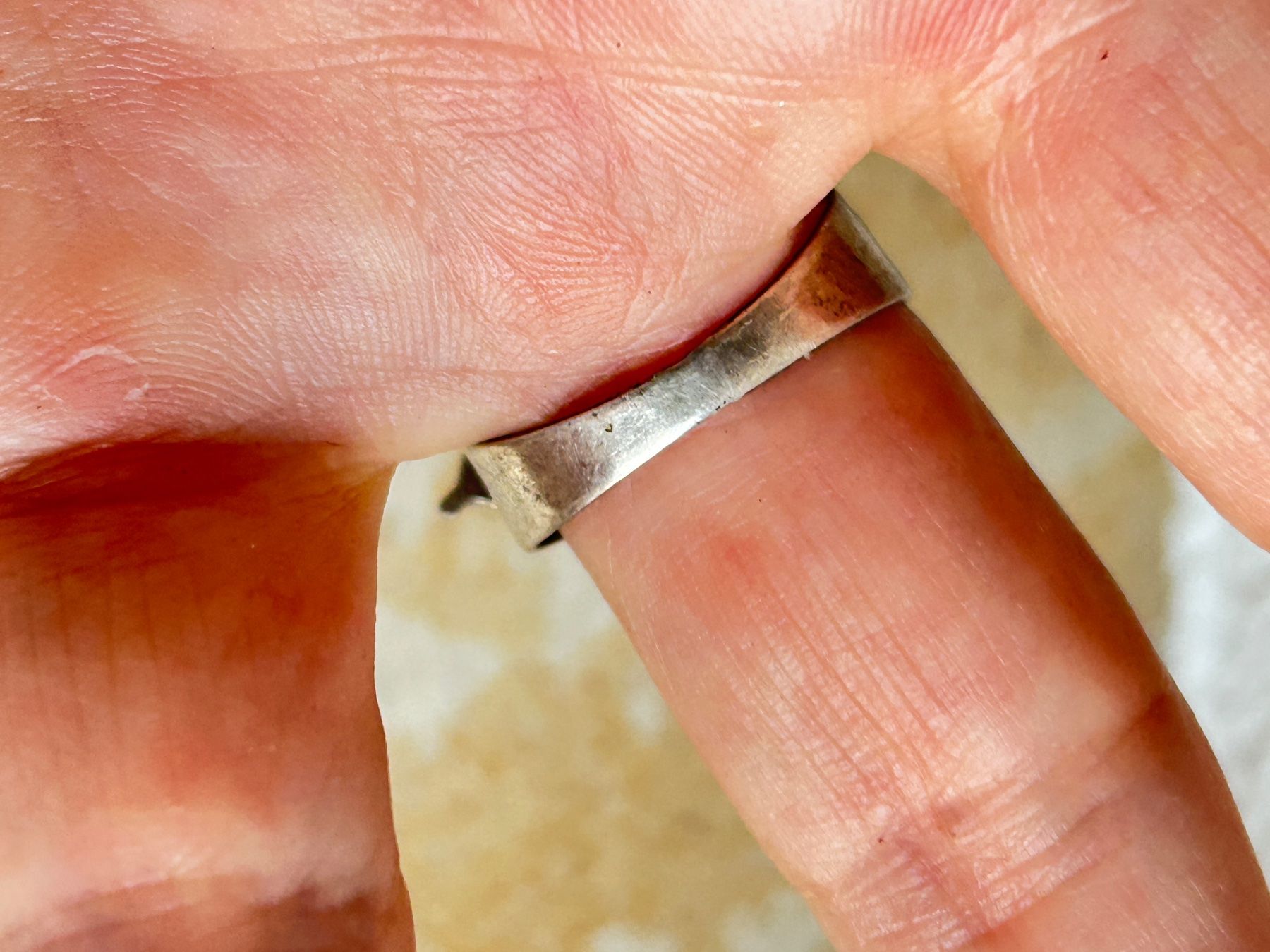 Ringe: Vintage Silberring mit Onyx-Stein, Grösse 59 – Gebraucht aus Basel von bellespirit 2