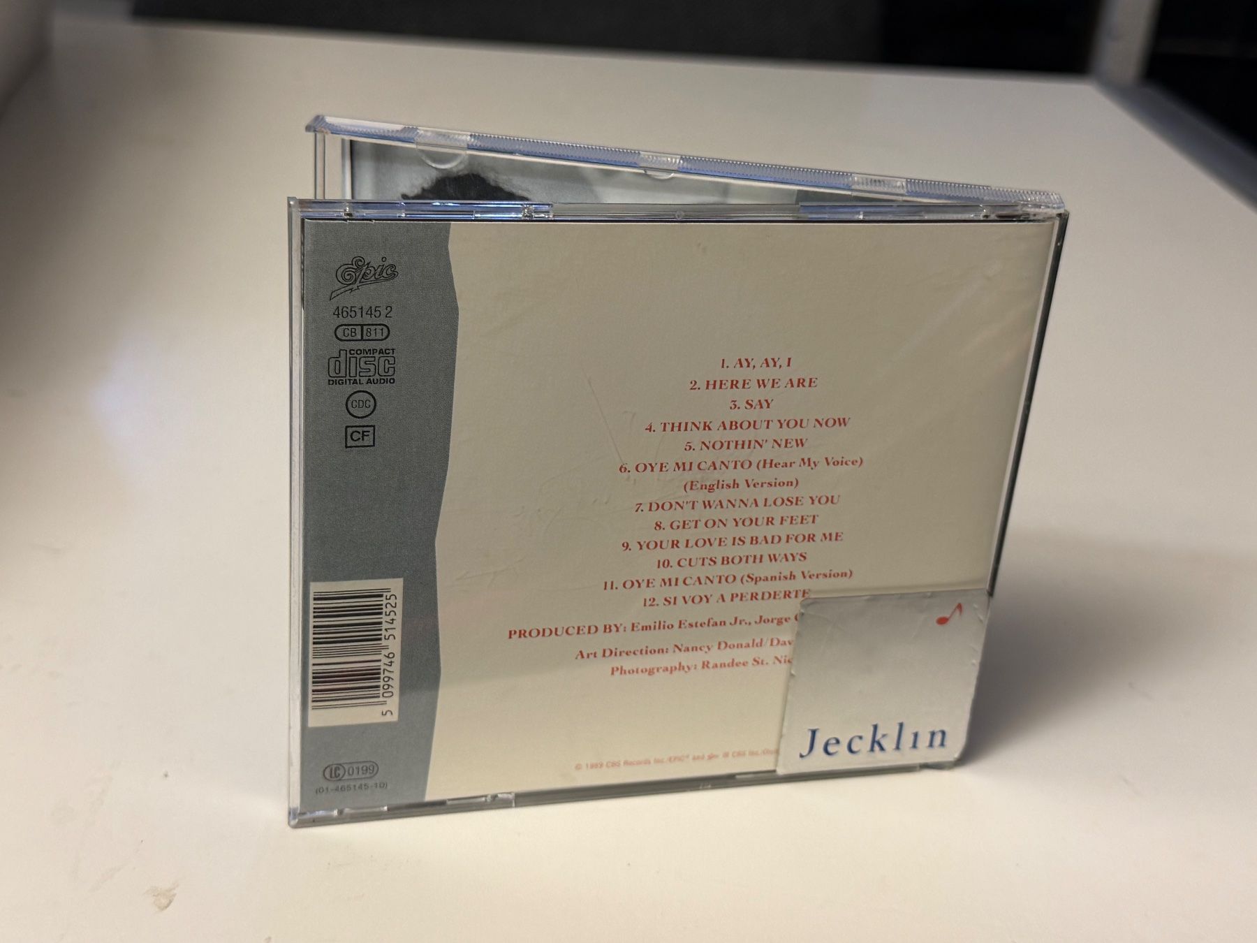 CD: Gloria Estefan - Cuts Both Ways - HB21D – Usato da Küsnacht ZH venduto da Jazztilldawn 1