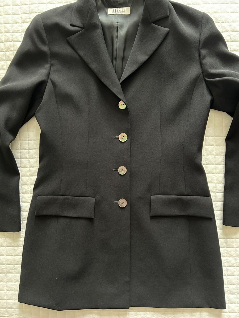 Blazer Noir Taille 38 - Magnifique Coupe, Neuf Sans étiquettes, Basique élégant