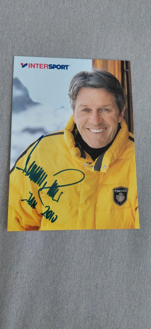 Autografi: Autogrammkarte Bernhard Russi – Usato da Schmerikon venduto da Olympia04