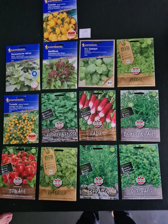 Diverses Saatgut für Garten, Terrassen und Balkon Kaufen auf Ricardo