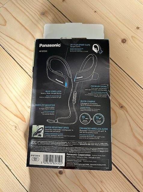 Panasonic Kopfhörer: Panasonic WINGS Wireless Sport Kopfhörer  Neu – Neu und originalverpackt aus Thalwil von bikeandkite 2