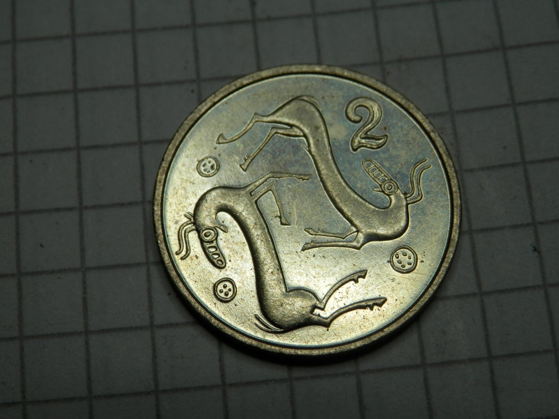 Tutti le monete: Zypern 2 Cent, 1990 – Usato da Weiach venduto da weiach81 1