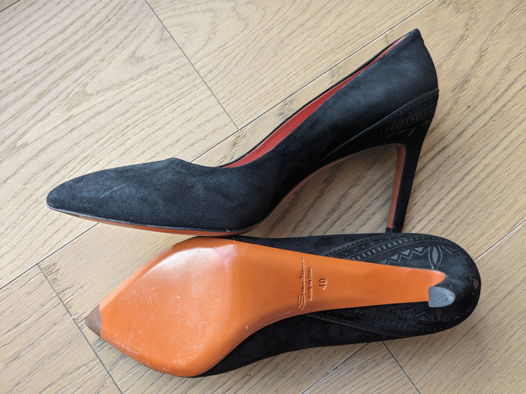 Santoni Scarpe da donna: (new!) Classic Santoni suede pumps black 40 – Nuovo (secondo la descrizione) da Zürich venduto da vdenisa1 3