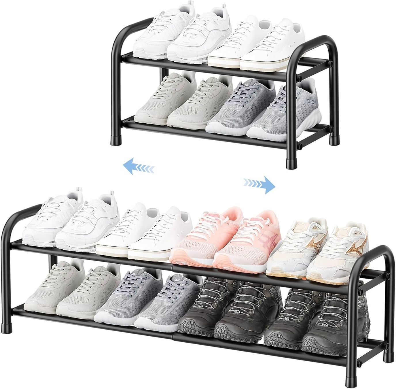 Scaffali: Erweiterbares Schuhregal, 45cm-83cm – Nuovo e nell'imballaggio originale da Nuglar venduto da SaleRitter 1
