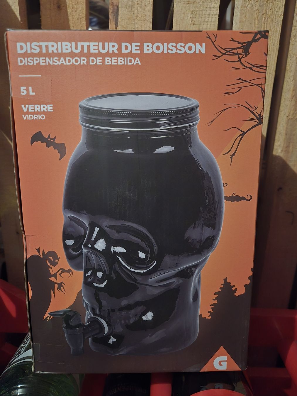 Altro per Gastronomia & Hotel: Distributeur Boisson Crâne Verre 5L  – Nuovo (secondo la descrizione) da Estavayer-le-Lac venduto da Clapsodi