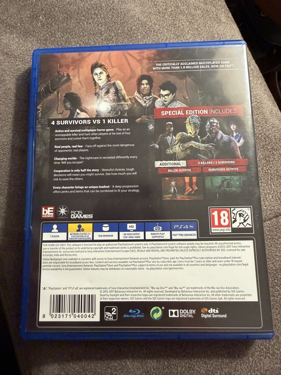 Sony Spiele: Dead By Daylight PS4 – Gebraucht aus Uitikon Waldegg von Sa_v9gp 1