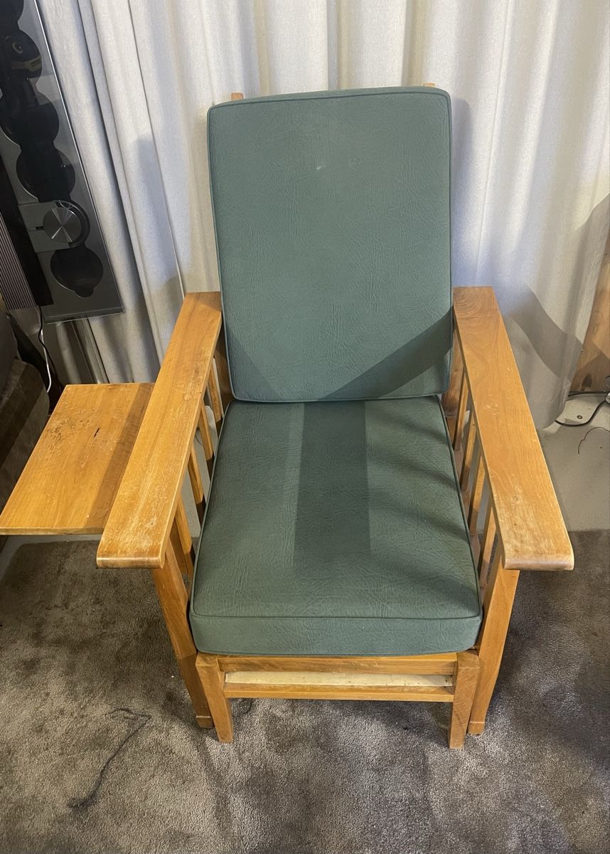 Poltrone: Vintage Multifunktionssessel im Bauhaus-Stil mit Hocker – Usato da Mönchaltorf venduto da tex-52 2