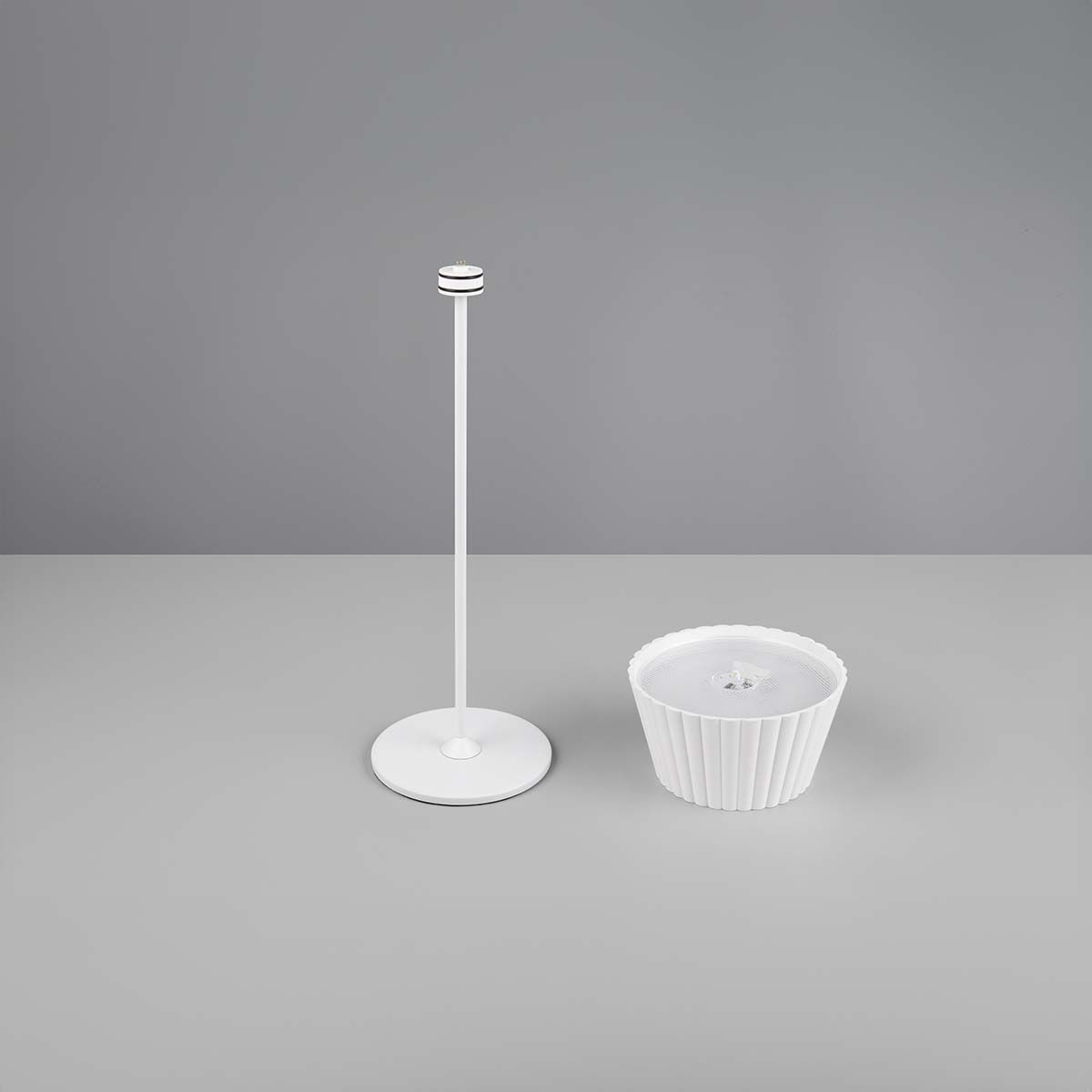 Lampen: LED Aussen Tischleuchte, Akku, Weiss – Neu (gemäss Beschreibung) aus Kreuzlingen von Smart-Light 7