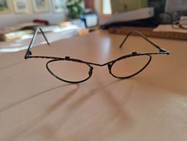 Stylische Brille Brillengestell ohne Gläser CHAI Germany