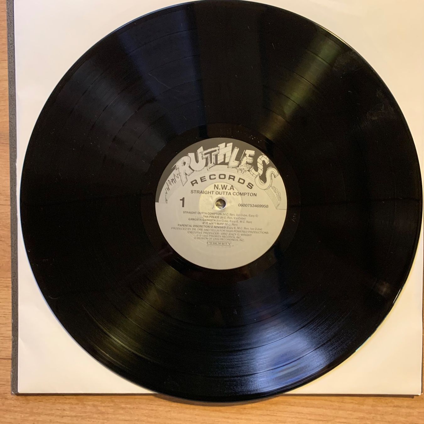 Dischi in vinile: N.W.A - STRAIGHT OUTTA COMPTON...RE EU 2017...EX/VG – Usato da Gals venduto da Diskopatshop 4
