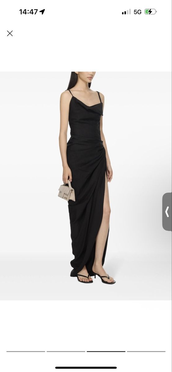 Jacquemus Vestiti: Jacquemus, Gr.36, Schwarz, Sommer Kleid – Nuovo (secondo la descrizione) da Erlinsbach SO venduto da aka_5b2y 1