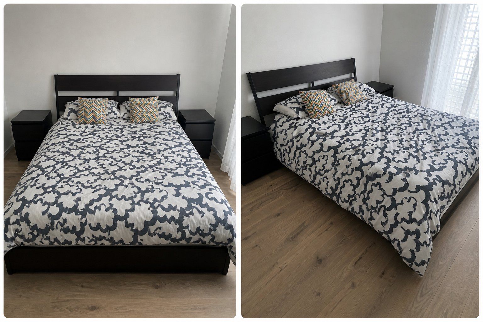 Letti: Double bed frame with 2 bedside tables – Usato da Binningen venduto da jua_xvl5 2