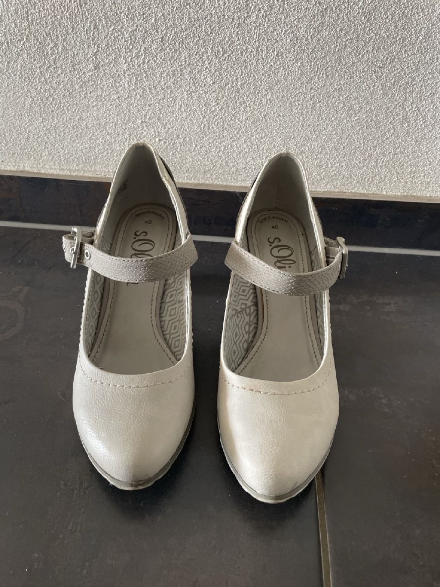 S.Oliver Scarpe da donna: Damen Pumps s.Oliver hellgrau Grösse 40 – Usato da Oberuzwil venduto da tas_fm7s 1