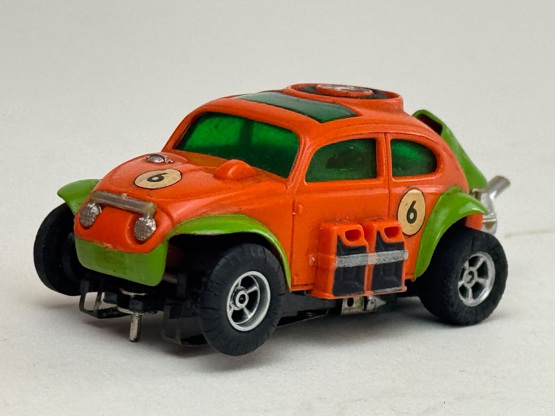 Faller Piste: GB5-Faller AMS AFX Buggy Käfer orange/grün – Usato da Elm venduto da Wikmtz