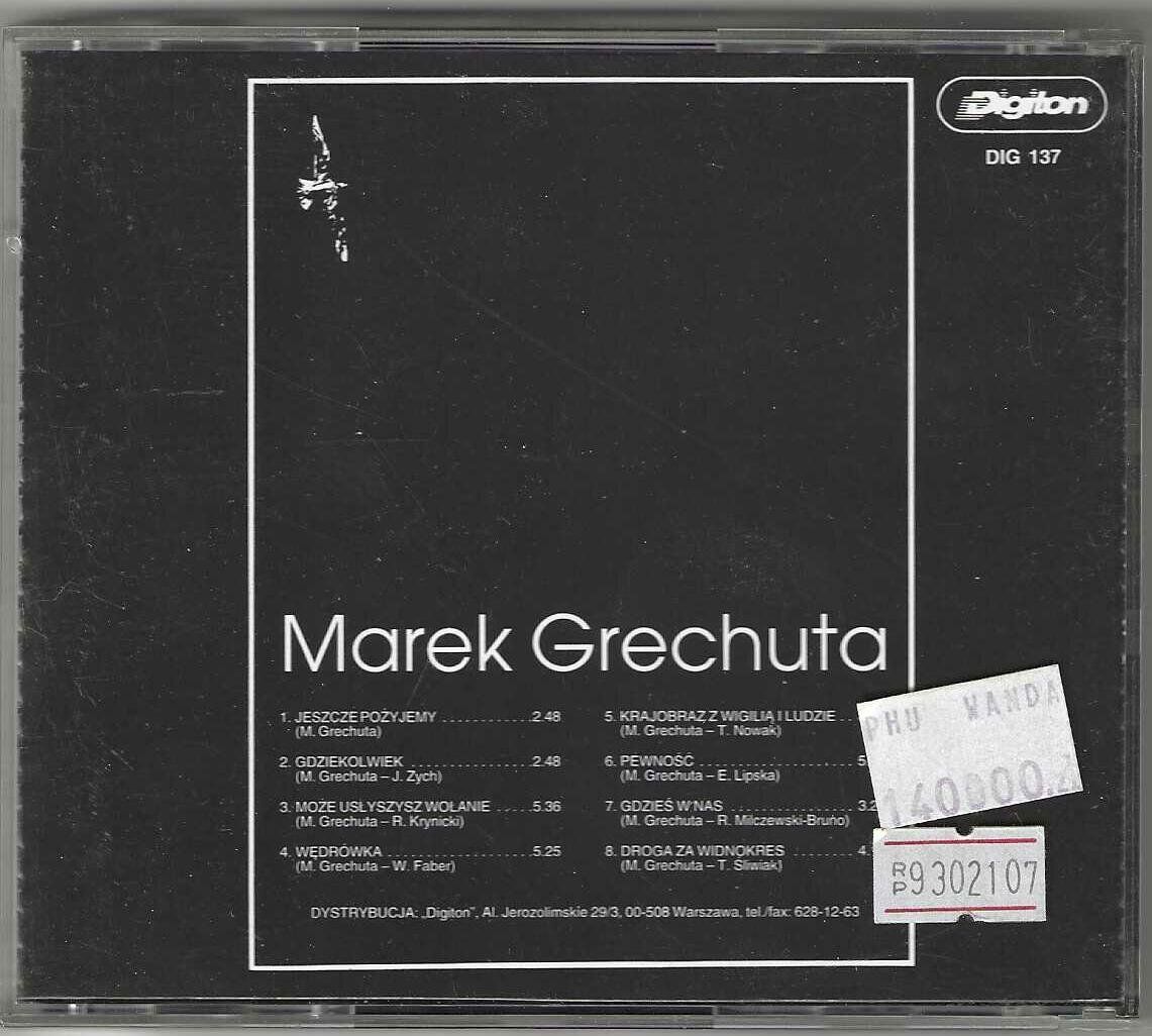 CDs: Marek Grechuta ‎– Droga Za Widnokres – Gebraucht aus Genève von CDLPBookS 1