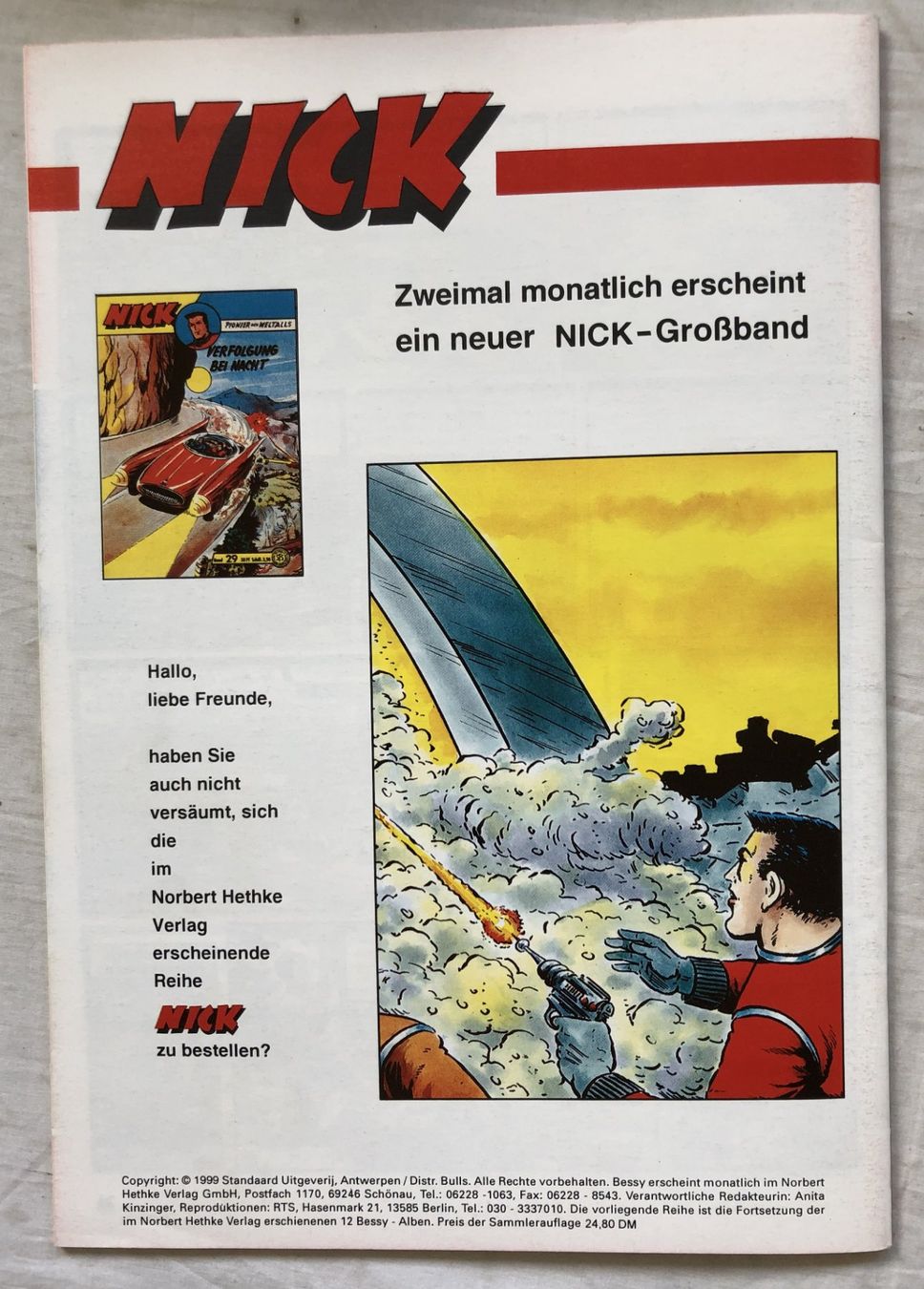 Fumetti: BESSY Classic - Nr.4 - Hethke Verlag – Usato da Schaffhausen venduto da durruti 4